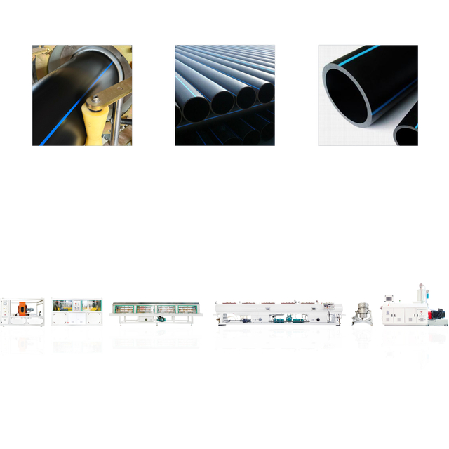 Linea di estrusione di tubi in HDPE per sistemi di adduzione e drenaggio dell'acqua per il trasporto del gas in agricoltura