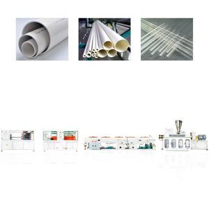 Plastik na PVC pipe extrusion machine pvc water pipe extrusion line
